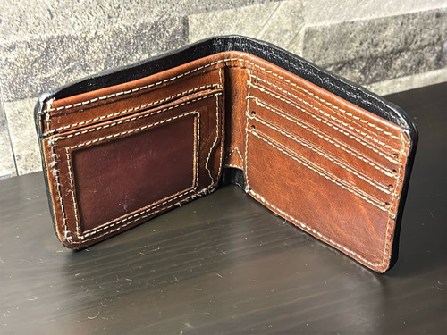 Cartera Piel Exótica Original Cocodrilo Negra