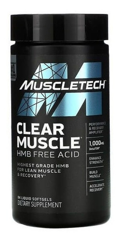 Cellucor Clear Muscle 168 Capsulas Hmb Original