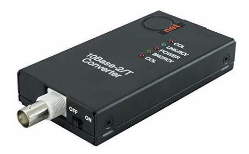 Convertidor De Medios 10baset Rj45 Utp A 10base2 Thinnet Coa