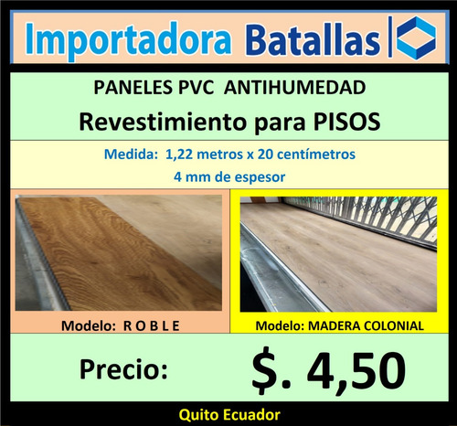 Imagen 4 de 12 de Revestimientos De Pvc De Techo Pared Piso Vinil Granito Pvc1