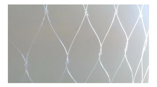 Paño Red Pesca Tanza Del 0,80 Malla 20 Cm X 50 Mallas Alt Transparente