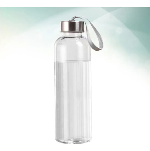 Botella De Agua Portátil De Plástico Transparente De 300 Ml