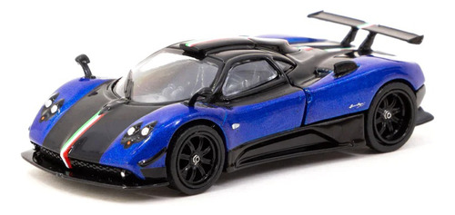 Tarmac Works Pagani Zonda Cinque Blu Francia 1/64 Color Azul Marino