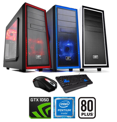 Pc Gamer Intel Pentium G4560 + Gtx 1050 + 8gb Ddr4 + 1tb