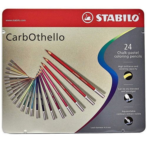 Lápis De Cor Stabilo Carbothello Estojo 24 Cores 54.3000