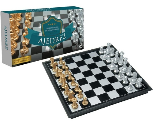 Ajedrez Magnético, Portatil Juego De Mesa