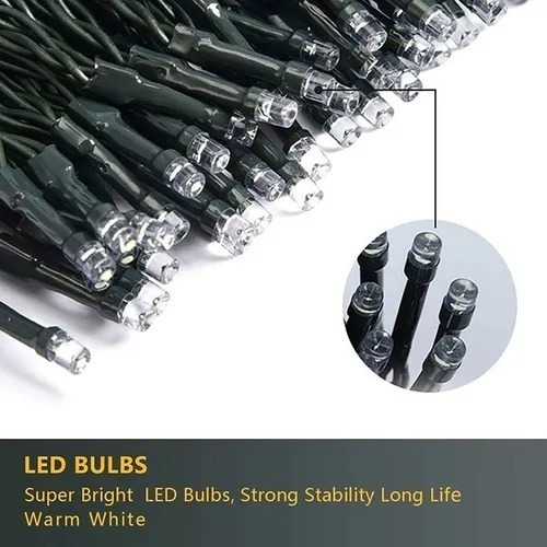 Luz De Navidad Serie Navideña De 100 Luces Led Multicolor