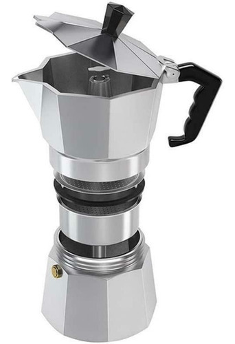 Cafeteira Italiana Manual Alumínio 9 Xícaras Café Expresso Cor Inox N/A