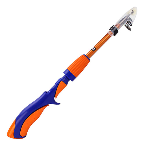 Caña Pescar Retráctil Carbono Para Pesca Con Mosca