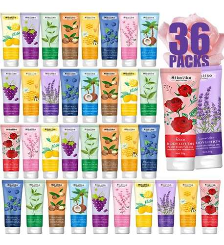 36 Pack Bulk Body Lotion Gift Set, T Dbeautym_141123200000ve