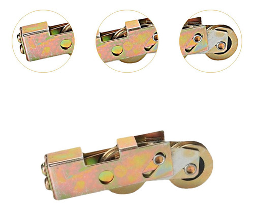 Rueda Con Rodamiento De Rodillos Para Puerta Corrediza De