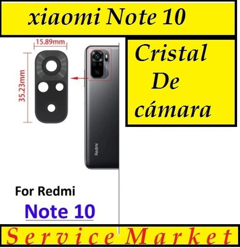 Vidrio Cristal Camara Xiaomi Note 10 Repsto Service Market 