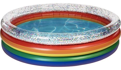 Rainbow Collection Sunning Pool Multicolor Glitter De Poolca