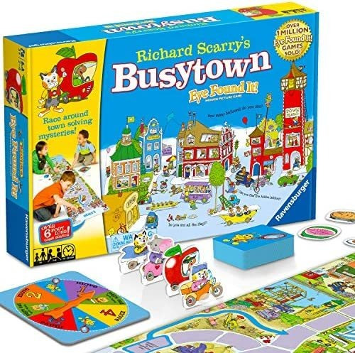 Juego De Mesa Busytown De Richard Scarry, Eye Found It