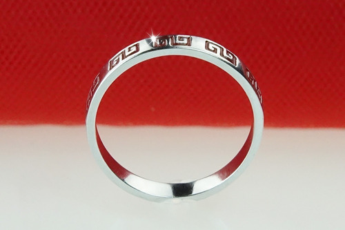 Imagen 5 de 10 de Anillo Romano Regalo Regalo Rojo Mujer Hombre Chapa Plata 2