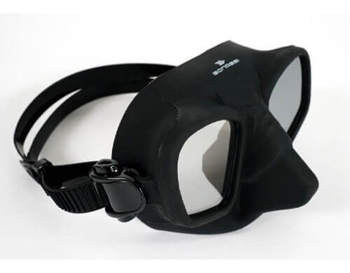 Visor Mascara Bonassi Apollon Mirror Negro Apnea Buceo Pesca