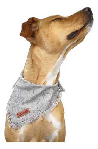 comprar Cola Tendencias Tartan Desgastado Perro Bandanas Con Parche