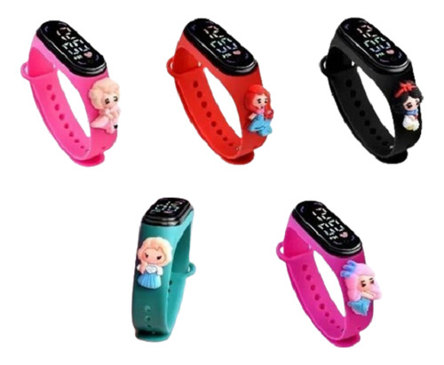 Reloj Touch Children Personajes Princesa Moda Mayoreo 20 Pie