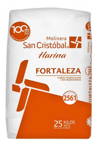 Harina De Fuerza Fortaleza Saco 25 Kg