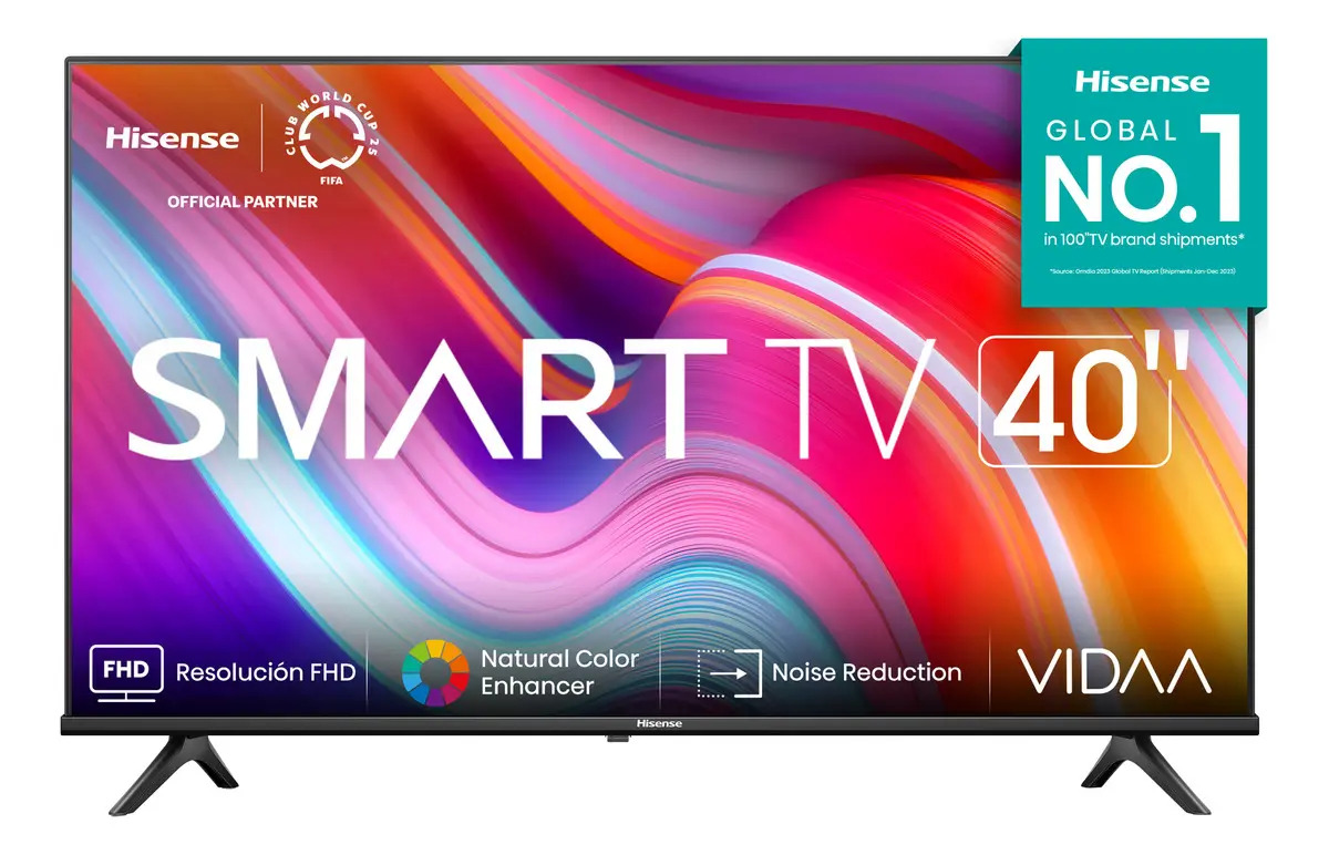 Hisense Smart TV Pantalla 40 Pulgadas LED 40A4KV Vidaa