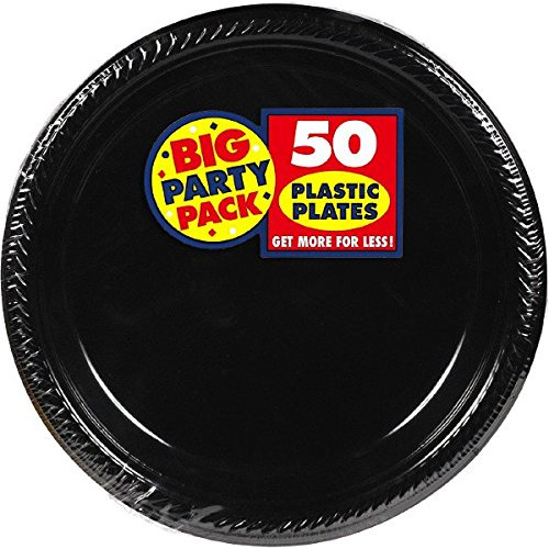 Amscan Big Party Pack 50 Count Platos De Almuerzo De Plástic