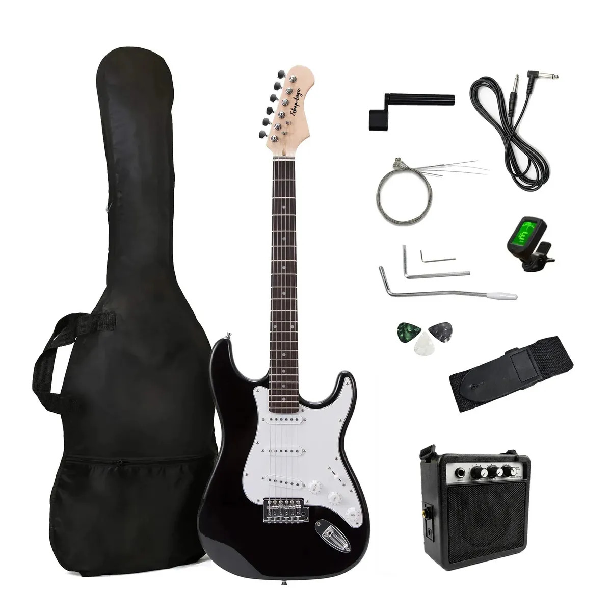 Guitarra Electrica Stratocaster Amplificador Y Accesorios