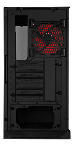 Gabinete Gamer Xtreme Pc Gaming Venom V2 Edition Media Torre Atx 5 Fan Usb-c Cristal Templado Argb Negro
