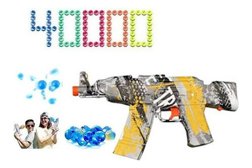 Blaster Bola Gel Eléctrica Pistola De Agua Eléctrica Ak47