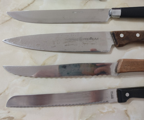 Set De Cuchillas/cuchillos (carnes Y Pan) Mundial Y Otros