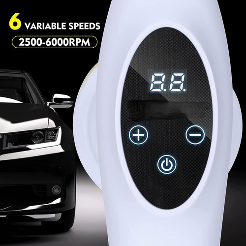 Kit Pulidor Inalámbrico Para Coche 6000 Rpm