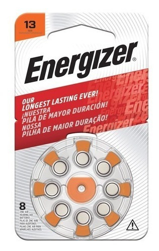 Pilas Para Audifonos Audiologia Energizer Az13 - Caja X 24