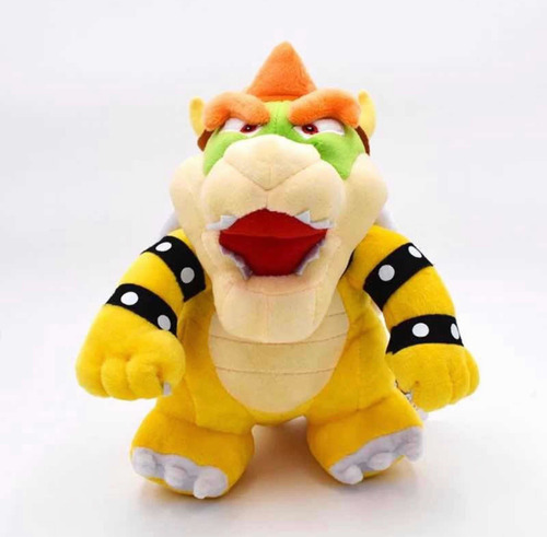 Figura Bowser, Peluche Grande De 25 Cm.