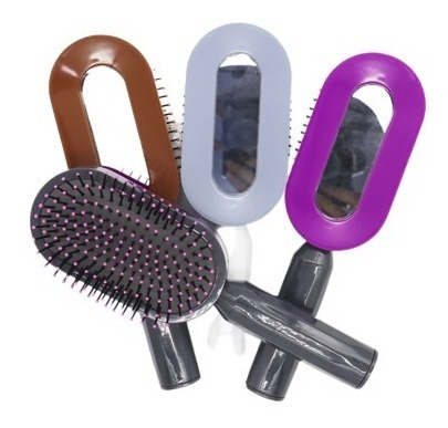 Imagen 10 de 10 de Cepillo Para El Cabello Diseños Unicolor Infantiles