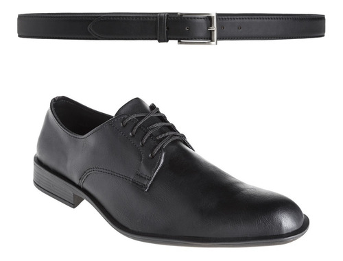 Zapatos Vestir Con Cinto Hombre Moda Eco Cuero Importados