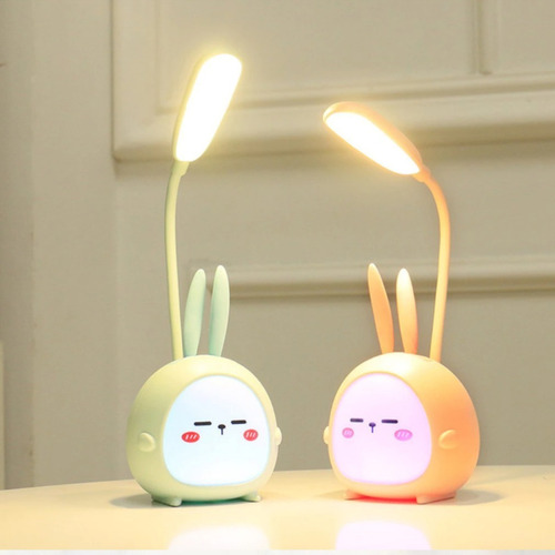 Imagen 5 de 9 de Lampara De Mesa Escritorio Led Rgb Con Diseño Kawaii