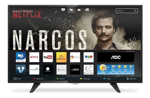 Smart Tv Led Aoc 32 Hd Wifi Smart Netflix Garantia 2 Años