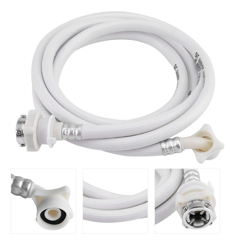 Manguera De Entrada De Agua Para Lavadora, Conector De Tubo