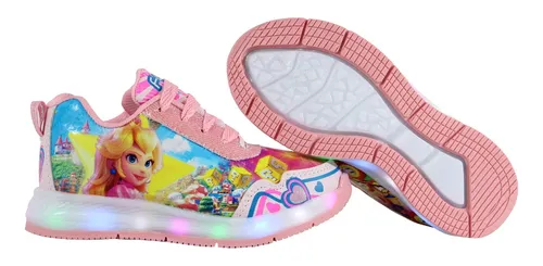 Tenis led cheap rosa