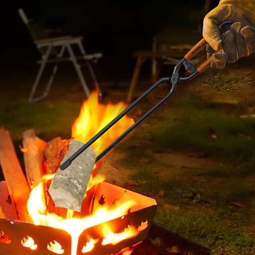 Pinzas Para Fogatas, Pinzas Para Chimenea De 55 Cm Con Funda