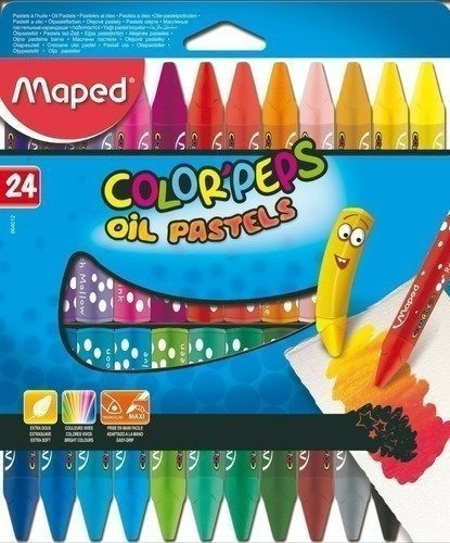 Crayones Pastel Al Oleo X24 Maped Color Peps 864012