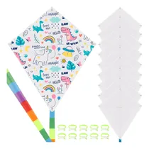 Comprar Toyosport Diy Cometas En Blanco 10 Paquetes, Kit De De A De