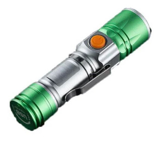 Enfoque Ajustable YEHEI Linterna LED Verde Recargable USB Portátil De Alta Potencia Impermeable 