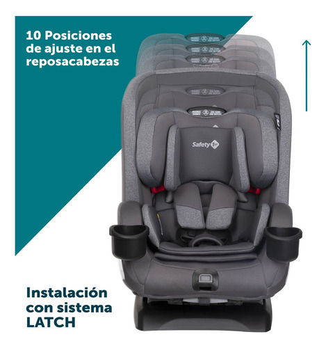 Autoasiento Safety 1st Slim Ride 4 En 1 Gris Slim Ride 4 En 1 Gris