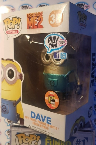 Funko Pop! Sdcc 2013 Despicable Me 2 Evil Minion,dave & Carl (Usado)