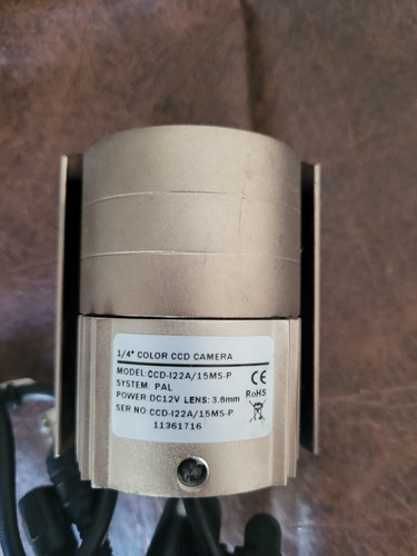 Kit 3 Cámaras De Vigilancia Ccd-i22a Dvr Vision Nocturna Plateado