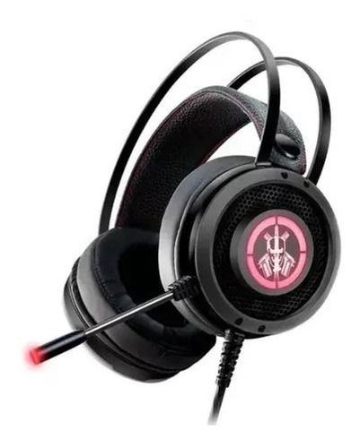 Headset Gamer Kmex Mic Ars6 Usb Preto