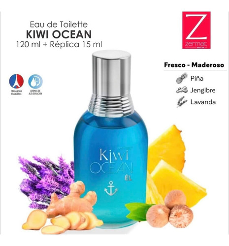 Set Perfumes Kiwi Ocean Él Zermat + Live Adventure De L'bel