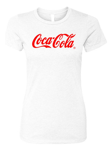 Camiseta Coca-cola Femenina White Dama 