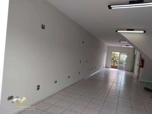 Salão Para Alugar, 96 M² Por R$ 2.750/mês - Jardim Las Vegas - Santo André/sp - Sl0168