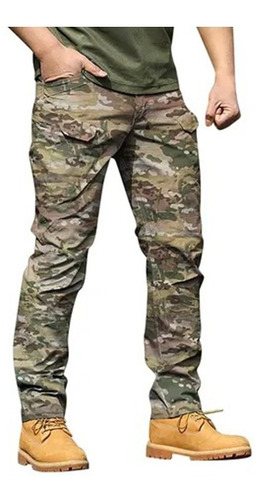 Pantalones De Hombre Herramientas Camuflaje Al Aire Libre Mu